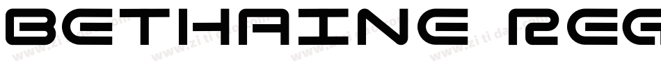 Bethaine Regular字体转换
